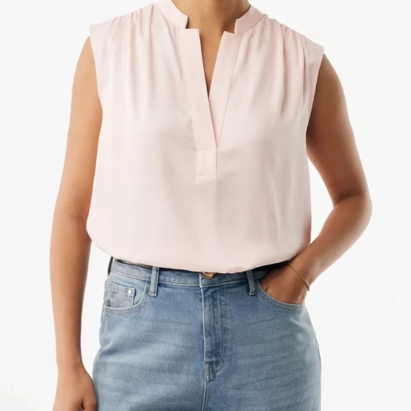 Mexx MEXX VIOLET Satin blouse MF006100461W-132003 LightPink