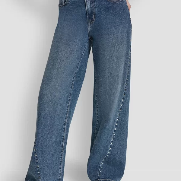 DKNY DKNY DJ6M4228 ΠΑΝΤΕΛΟΝΙ DENIM DKNY DJ6M4228-YJQ DenimBlue