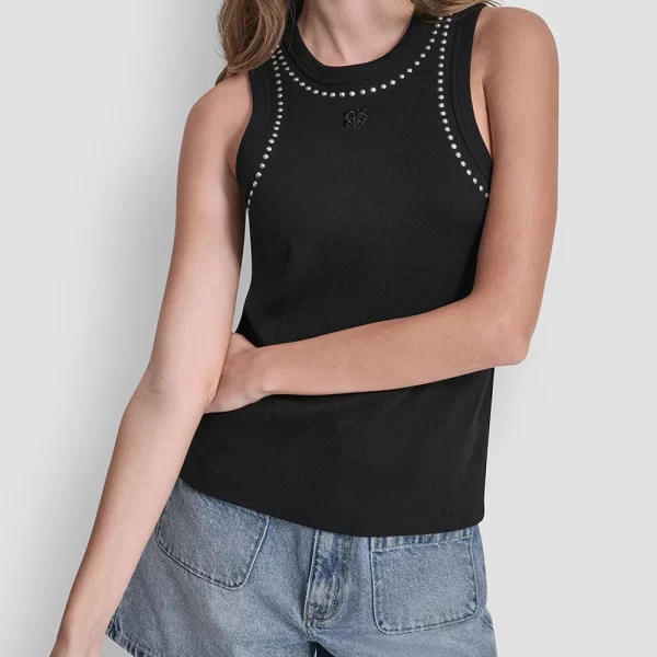 DKNY DKNY DJ5T1694 ΜΠΛΟΥΖΑ ΑΜΑΝΙΚΗ DKNY DJ5T1694-BLK Black