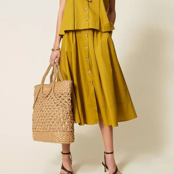 TWINSET TWINSET ΦΟΥΣΤΑ 261TT2235-12117 Olive