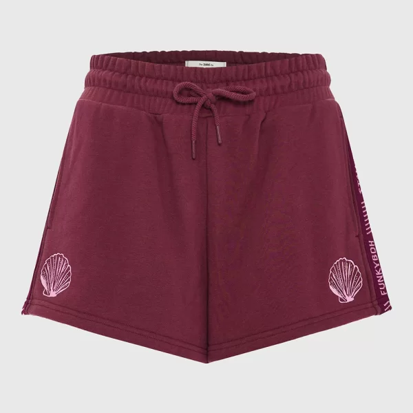 FUNKY BUDDHA FUNKY BUDDHA Shorts FBL013-105-03-BURGUNDY Bordeux