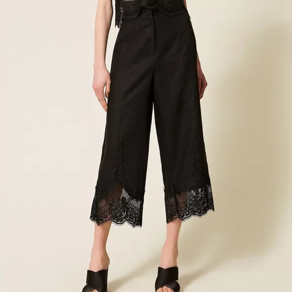 TWINSET TWINSET ΠΑΝΤΕΛΟΝΙ 261TT2184-00006 Black