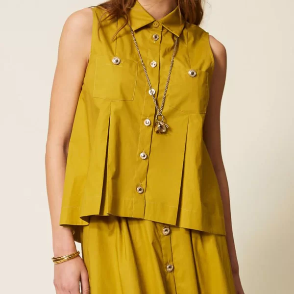 TWINSET TWINSET ΠΟΥΚΑΜΙΣΟ 261TT2234-12117 Olive