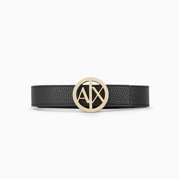 Armani Exchange ARMANI EXCHANGE PLATE BELT 9411180A877-77520 Black