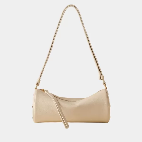BORBONESE BORBONESE BORBONESE BOWLER BAG LEATHER(L)PL,PE ITAL.ORIGIN P2691010208-0215-927 OffWhite