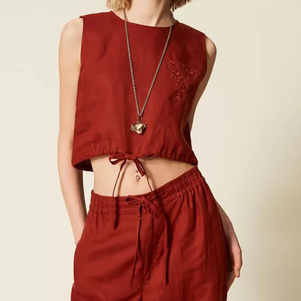 TWINSET TWINSET ΤΟΠ 261TT2303-13332 Firebrick