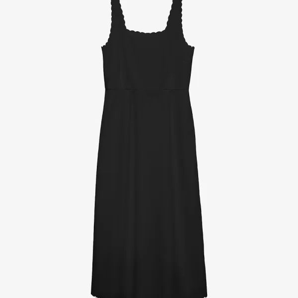 Vero Moda VERO MODA VMJULIETTA SINGLET 7/8 DRESS WVN BTQ 10341721-BLACK Black