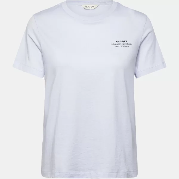 GANT GANT ΜΠΛΟΥΖΑ ΚΜ REG GRAPHIC PRINT SS T-SHIRT 3GW4201487-455 LightBlue