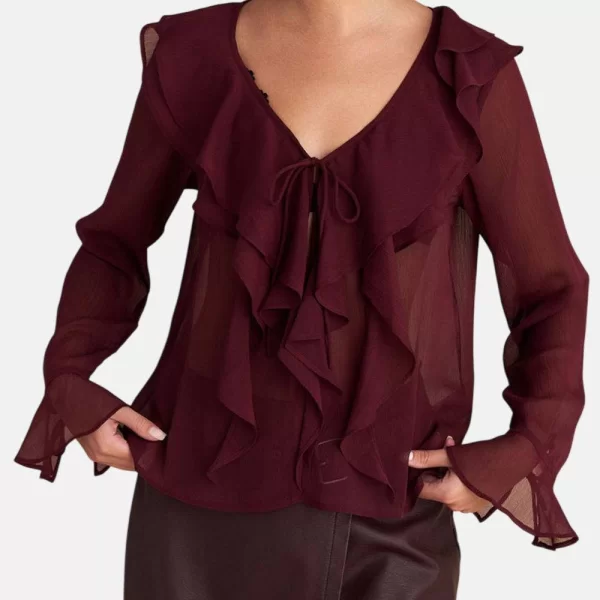 Attrattivo ATTRATTIVO ΤΟΠ 9922411-BORDO Bordeux