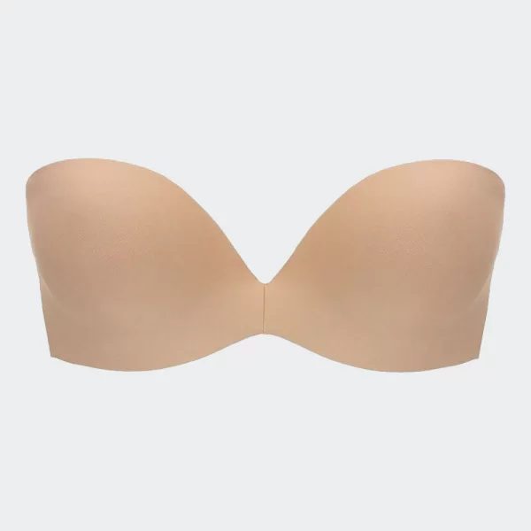 Luna LUNA Secret Sense C strapless with cookies sensitive fabric 11063-13 Biege