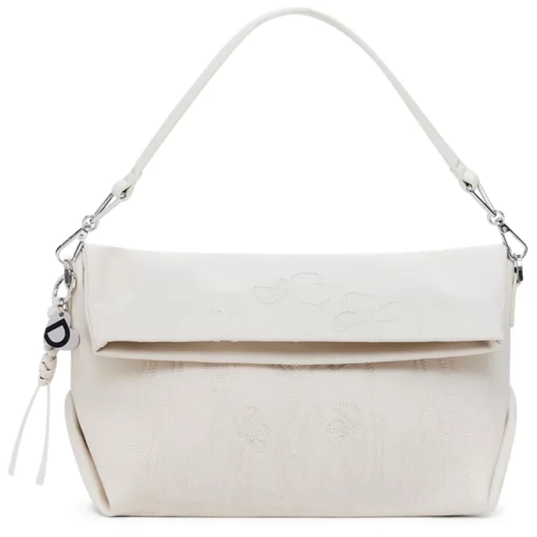 DESIGUAL Desigual λευκή τσάντα ώμου LOVERTY ETHERA