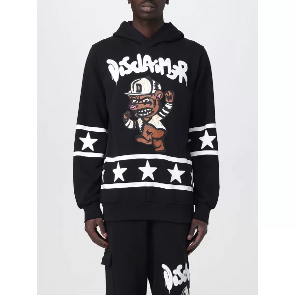 Disclaimer T-shirt με κουκούλα Disclaimer 23IDS53764 NERO