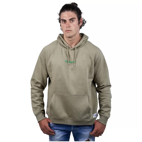 Superb 1982 T-shirt με κουκούλα Superb 1982 SO-SPRB02S-GREEN OLIVE