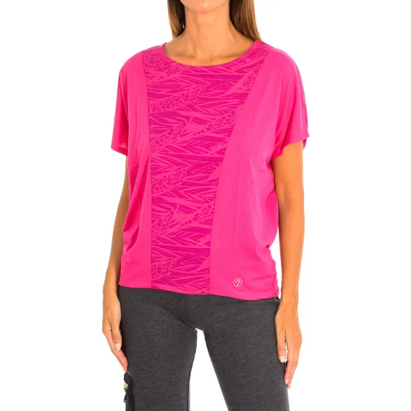 Zumba T-shirt με κοντά μανίκια Zumba Z1T00685-FUCSIA