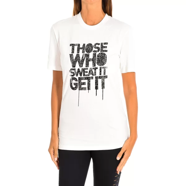 Zumba T-shirt με κοντά μανίκια Zumba Z2T00162-BLANCO