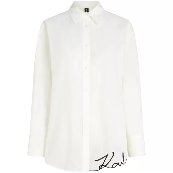 Karl Lagerfeld Πουκάμισα Karl Lagerfeld OVERSIZED BEACHSHIRT B2W46034