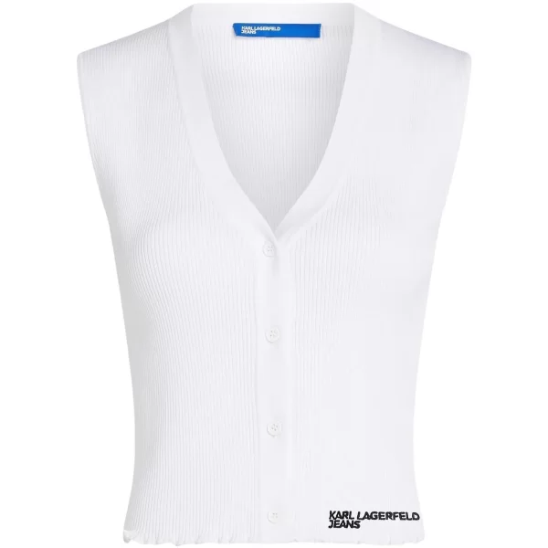 Karl Lagerfeld Αμάνικα/T-shirts χωρίς μανίκια Karl Lagerfeld KLJ Light Knit Top B2W18024