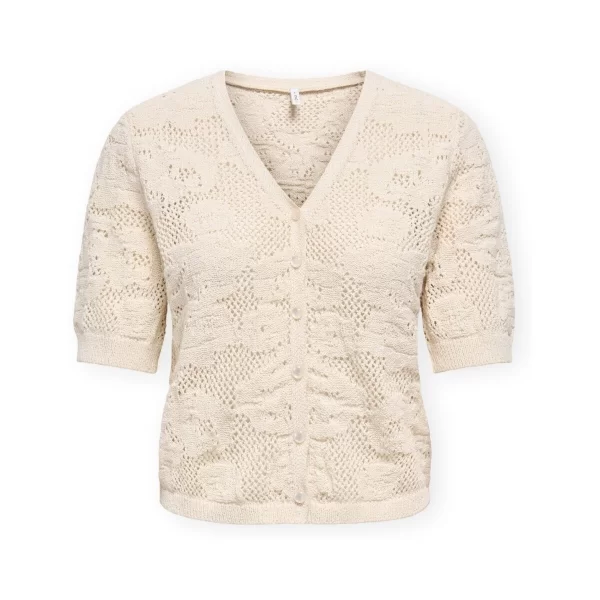 Only Μπλούζα Only Chloe Life Cardigan - Ecru