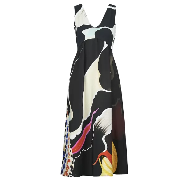 DESIGUAL Μακριά Φορέματα Desigual JAPAN OPART LACROIX