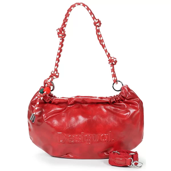 Τσάντες ώμου Desigual BAG HALF LOGO RED