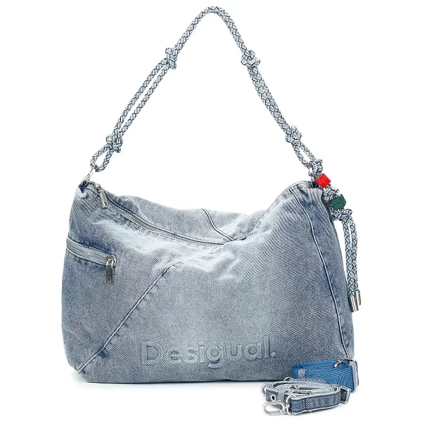 DESIGUAL Τσάντες ώμου Desigual BAG HALF LOGO DENIM LEIRIA 2.0