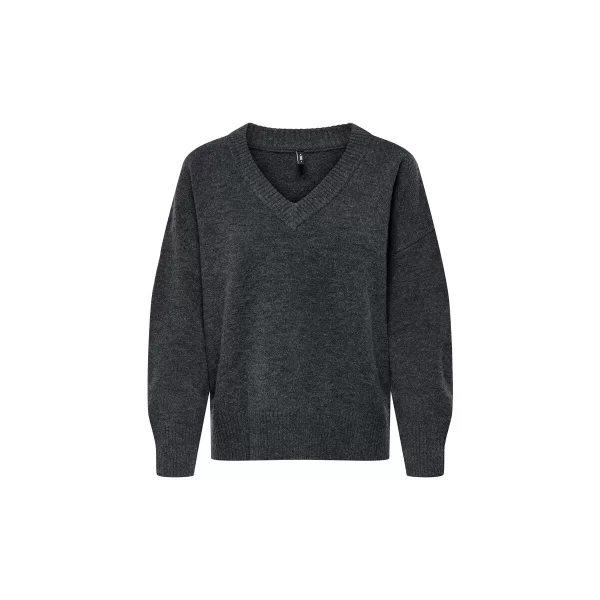 Only Πουλόβερ Only ONLMARI KNITTED V NECK LOOSE FIT PULLOVER WOMEN