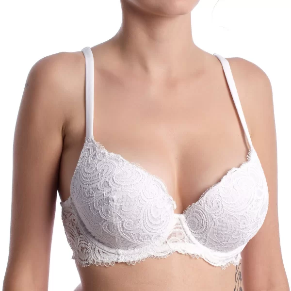 Lormar Σουτιέν 3/4 και μπαλκονέ Lormar PLUNGE-FRIZZANTE-BLANCO