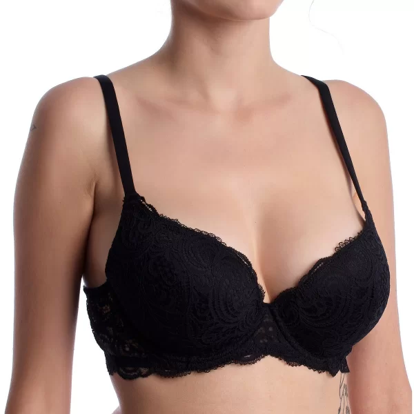 Lormar Σουτιέν 3/4 και μπαλκονέ Lormar PLUNGE-FRIZZANTE-NEGRO