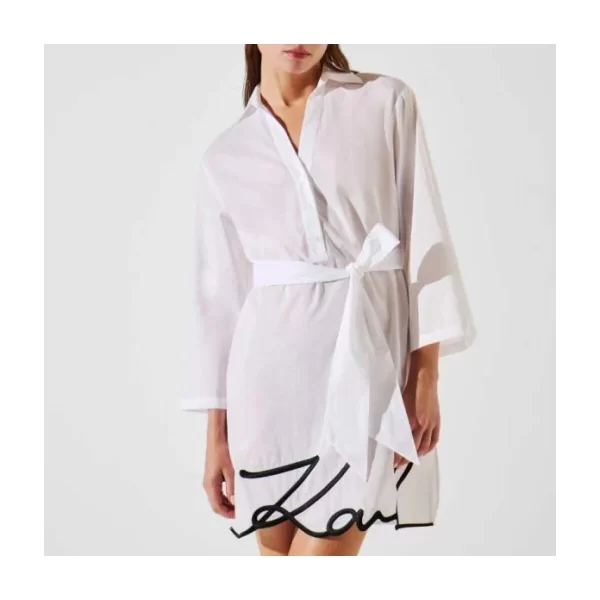Karl Lagerfeld Κοντά Φορέματα Karl Lagerfeld Vestidos Mujer Modèle Dna Signature Beach D