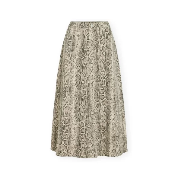 Vila Μακρυές φούστες Vila Chia Skirt - Birch/Snake