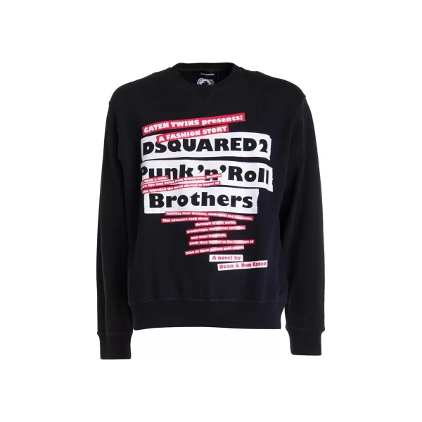 Αθλητικό T-shirt Dsquared SWEAT S74GU0311 BLACK