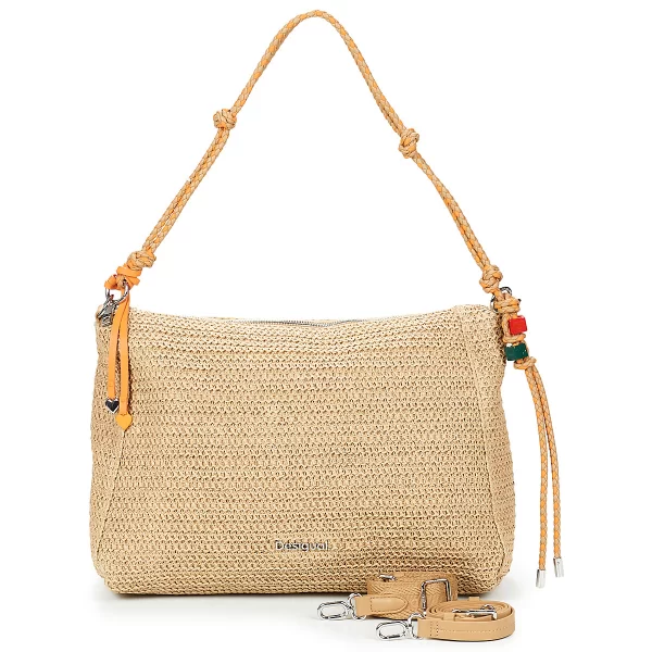DESIGUAL Τσάντες ώμου Desigual BAG HALF LOGO RAFFIA LEIRIA