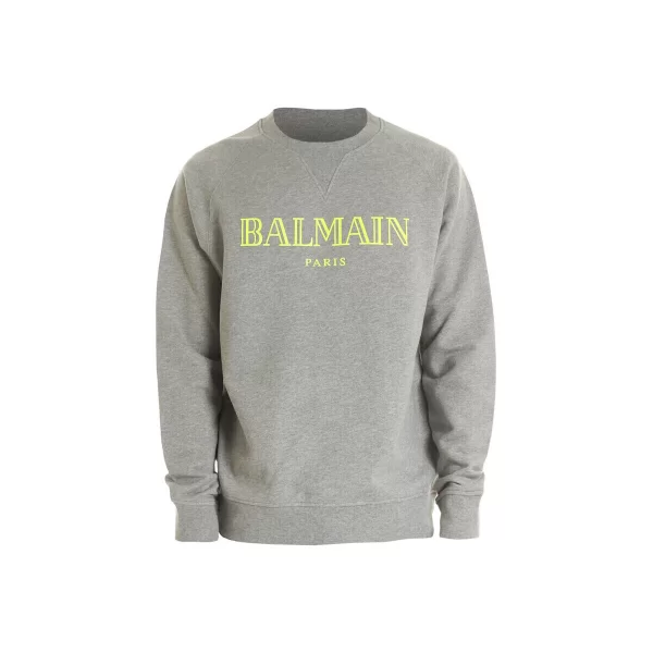 Balmain Αθλητικό T-shirt Balmain SWEAT SH13279 I134 GREY