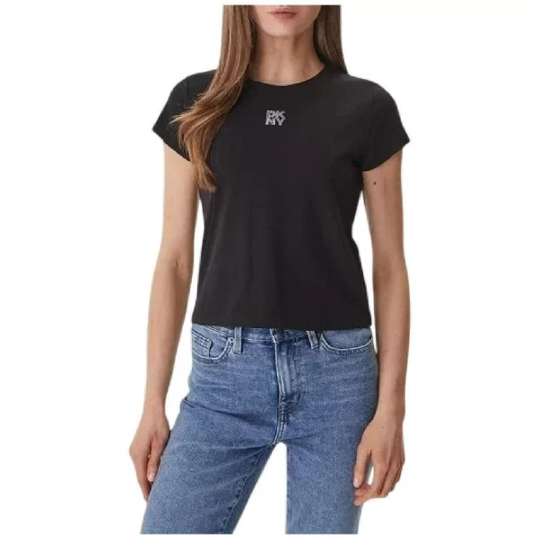DKNY T-shirt με κοντά μανίκια Dkny DW590191 bsv