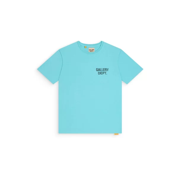 gallery dept T-shirt με κοντά μανίκια gallery dept SOUVENIR TEE LIGHT TEAL