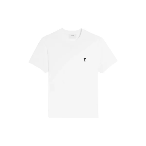 Ami Paris T-shirt με κοντά μανίκια Ami Paris T-SHIRT HTS346.724.100 WHITE