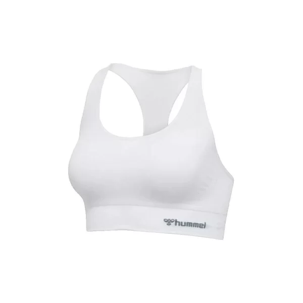 Hummel Αμάνικα/T-shirts χωρίς μανίκια hummel Brassière de sport Seamless blanche