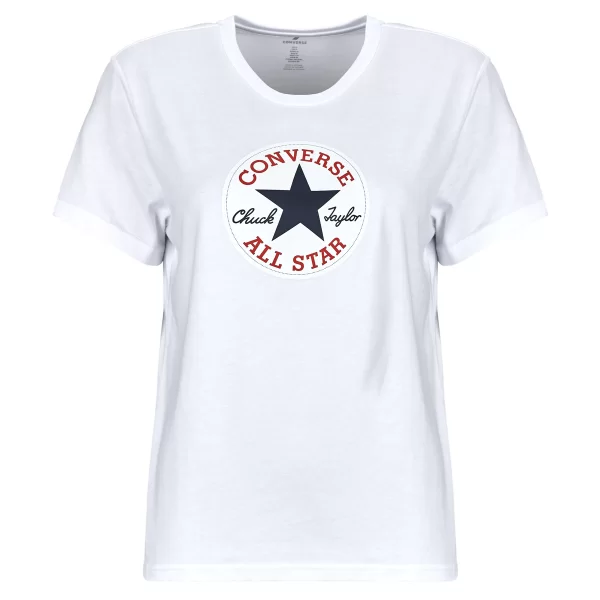 Converse T-shirt με κοντά μανίκια Converse CHUCK PATCH STANDARD FIT TEE