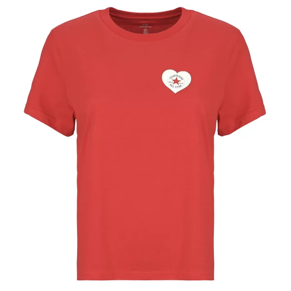 Converse T-shirt με κοντά μανίκια Converse VALENTINES LOVE CHUCKS STANDARD FIT TEE
