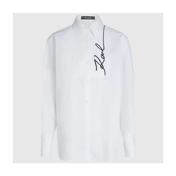 Karl Lagerfeld Πουκάμισα Karl Lagerfeld Camisas Mujer Modèle Signature Sequins T-shirt