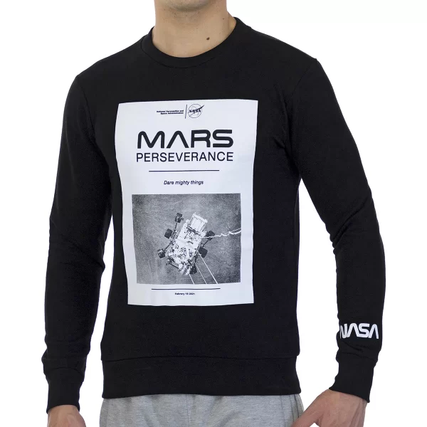 Αθλητικό T-shirt Nasa MARS03S-BLACK
