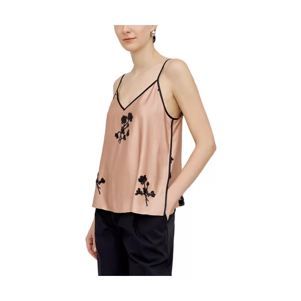 Access Fashion Αμάνικα/T-shirts χωρίς μανίκια Access Fashion SEQUINED EMBROIDERED TOP WOMEN ACCESS