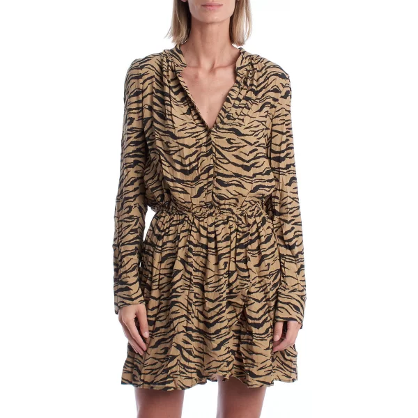 Zadig & Voltaire Κοντά Φορέματα Zadig & Voltaire WWDR01157-NATUREL