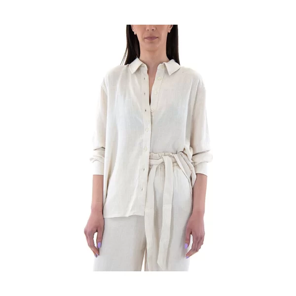 Only Πουκάμισα Only ONLSIESTA LINEN LONGSLEEVE OVERSIZE FIT SHIRT WOMEN