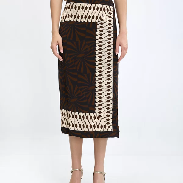 SEVENTY VENEZIA Seventy Venezia Γυναικεία Φούστα Regular Fit με Γραφικό Μοτίβο