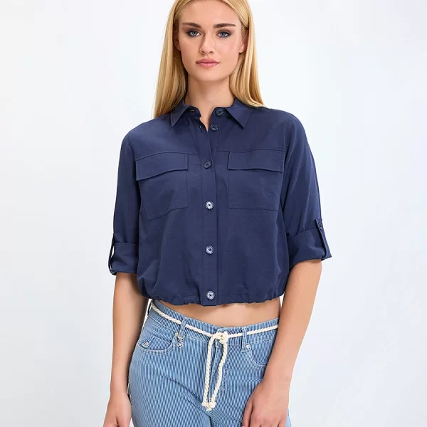 GERRY WEBER Gerry Weber Γυναικείο Πουκάμισο Regular Fit Με Τσέπες Και Κουμπιά