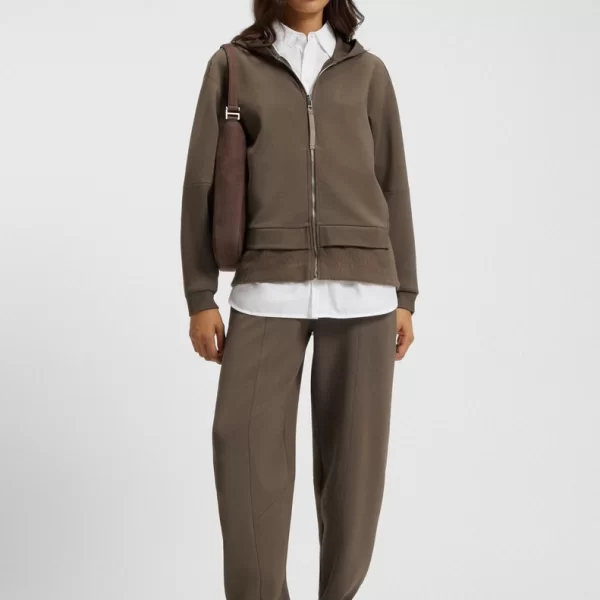 Boss Boss Γυναικείο Παντελόνι Relaxed Fit Με Λάστιχο Στο Τελείωμα