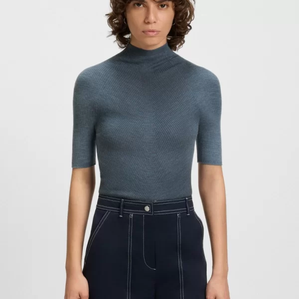 Boss Boss Γυναικείο Πουλόβερ Regular Fit Μερινό Μαλλί