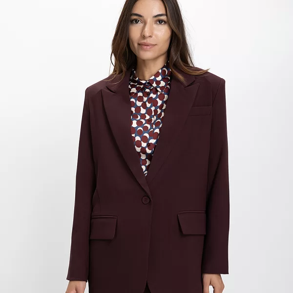 ANONYME Anonyme Γυναικείο Σακάκι Regular Fit Με Ένα Κούμπωμα