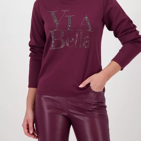 Monari Monari Γυναικείο Μπλούζα Με Σχέδιο Strass